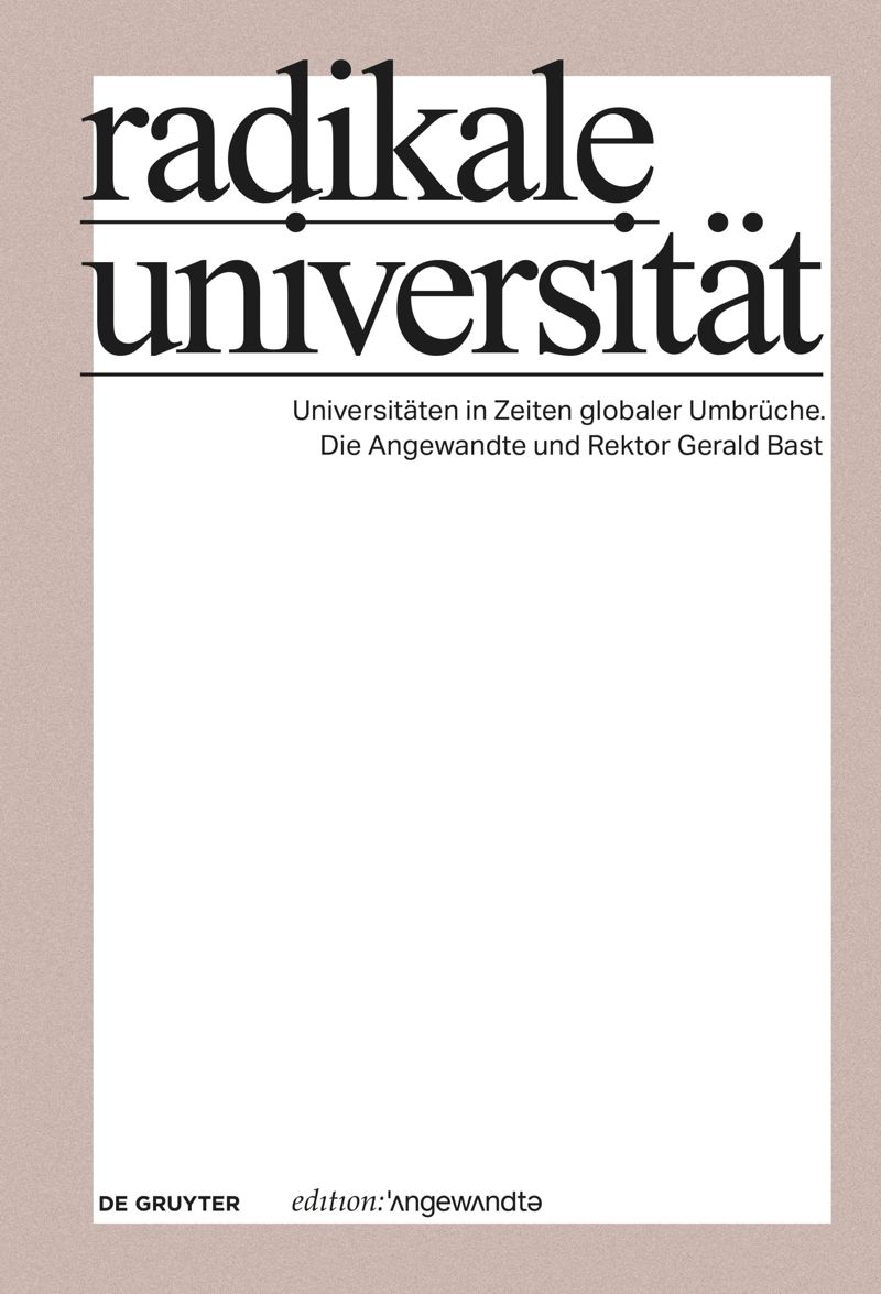 book: Radikale Universität