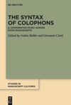 book: The Syntax of Colophons